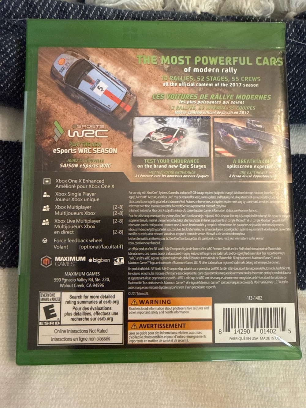 WRC 7 Racing Game - Blue - Picture 4 of 5